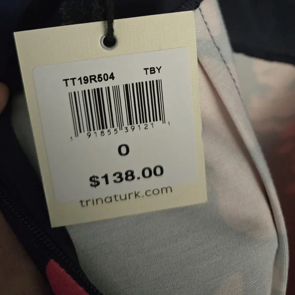 Trina Turk Pretty Dress with‎ Pink Floral Design - Picture 4 of 5